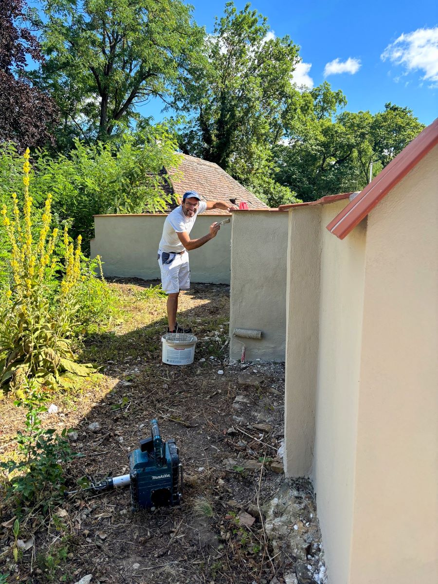 Andreas Frank bei der Arbeit