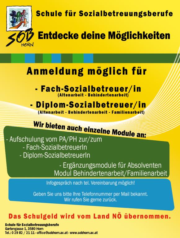 SOB - Schulanmeldung
