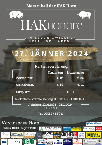 Maturaball der HAK Horn