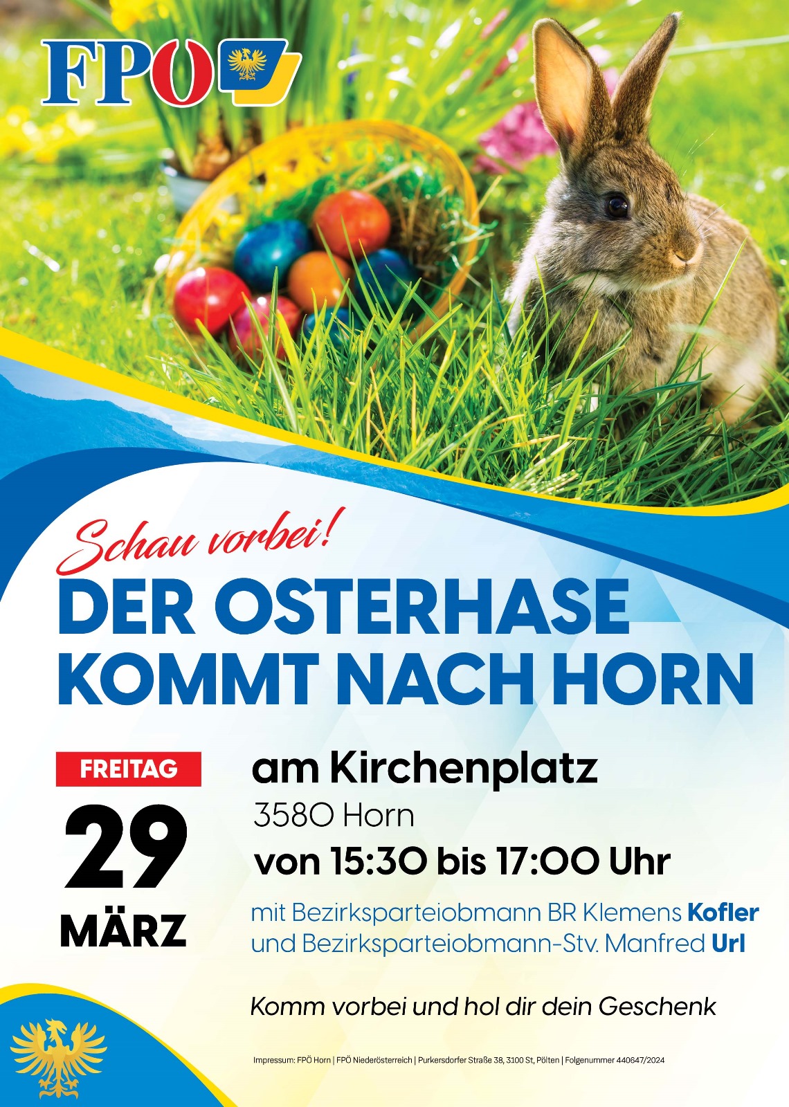 Der Osterhase kommt!