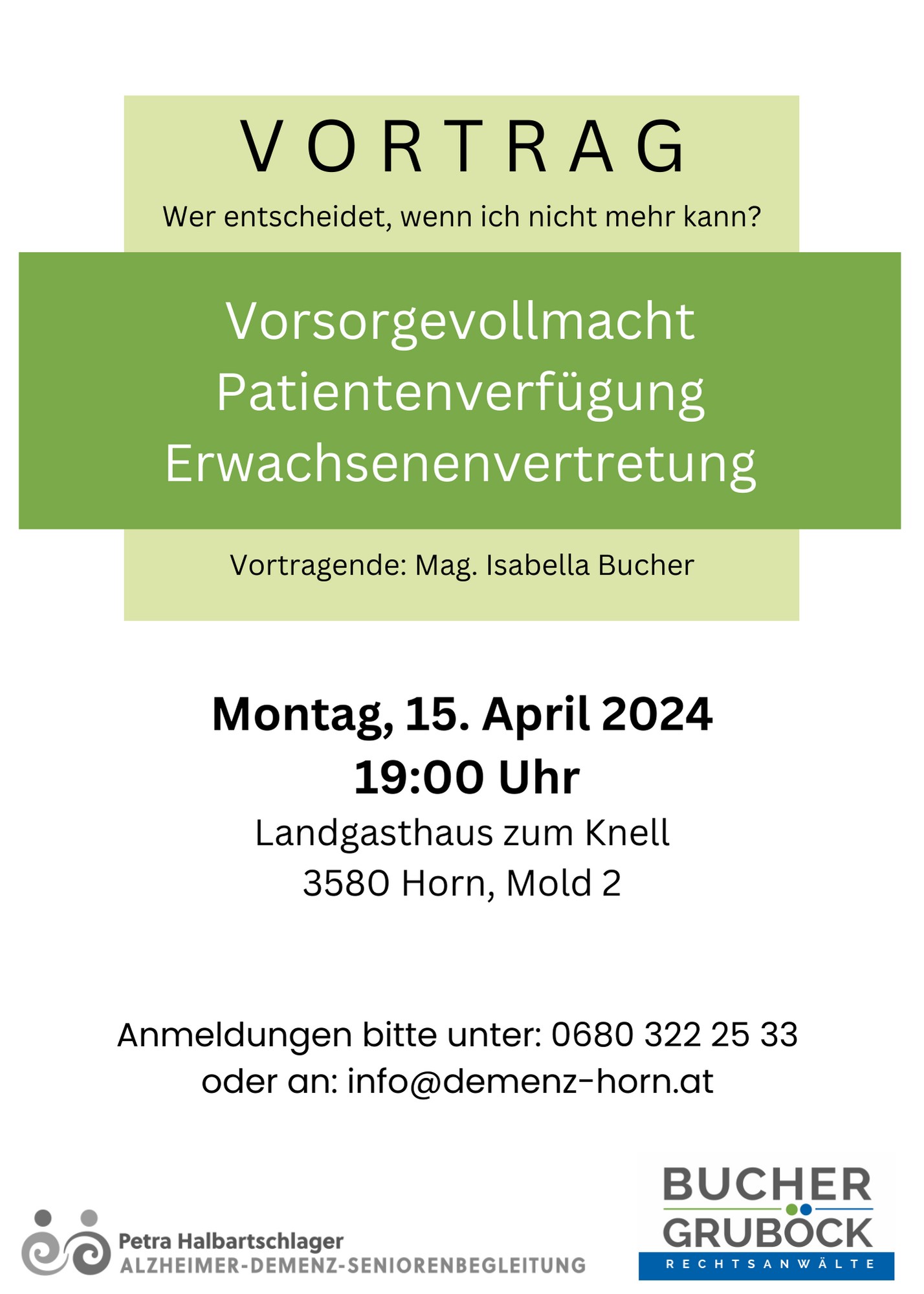 Wer entscheidet dann?