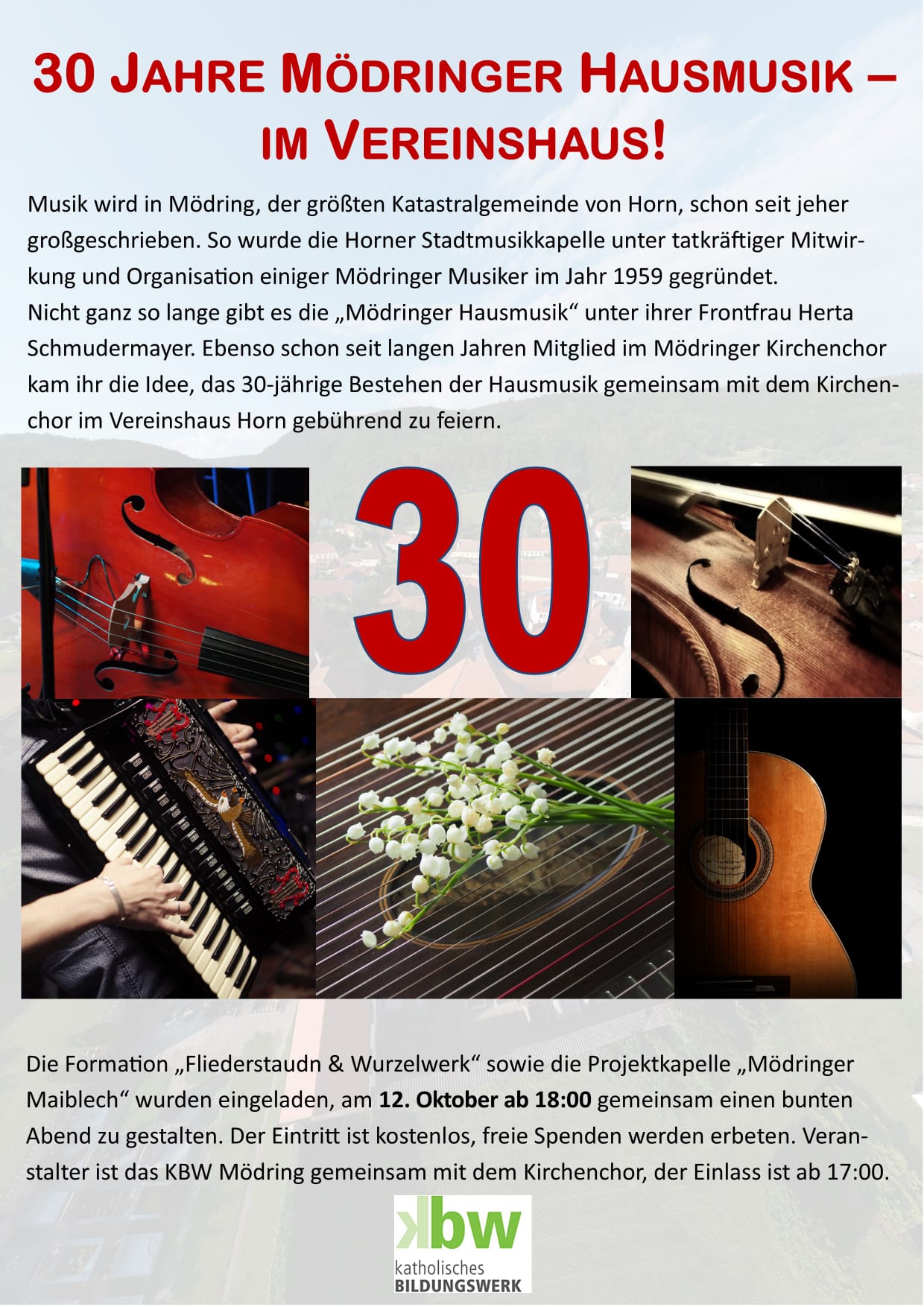 30 Jahre Mödringer Hausmusik