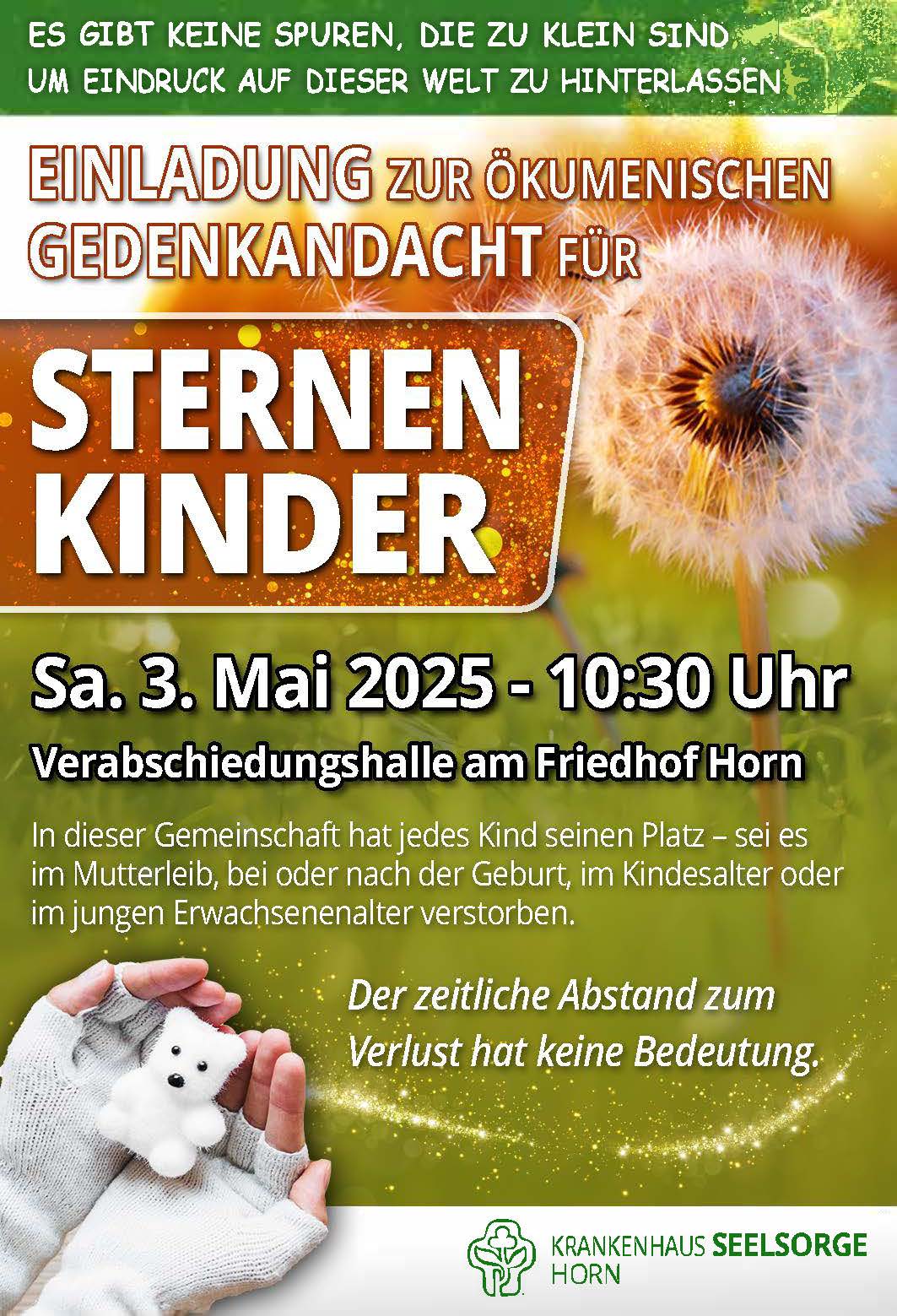 Gedenkandacht für Sternenkinder