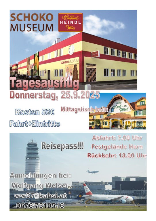 Ausflug und Besichtigung
