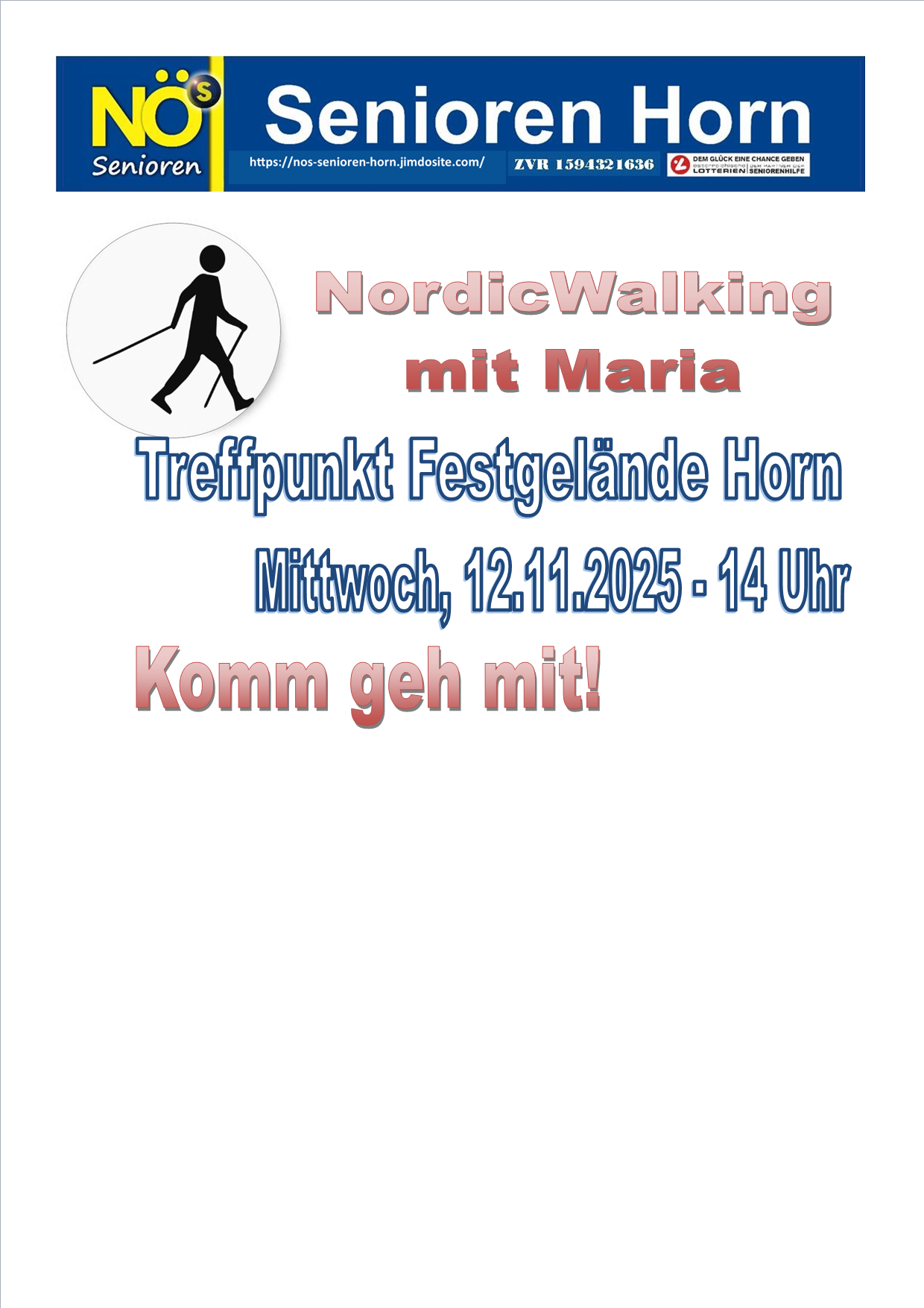 Nordic Walking mit Maria