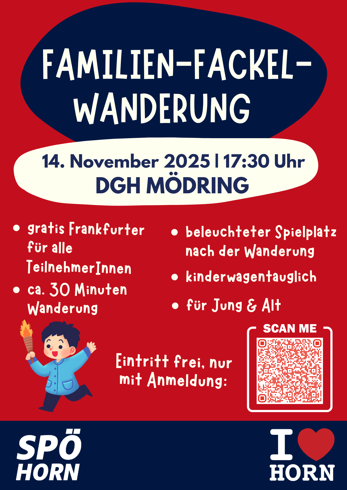 Familien-Fackel-Wanderung