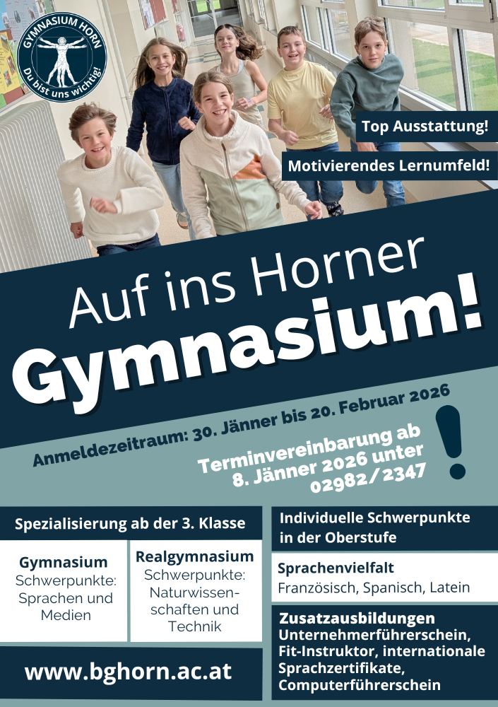 Schulanmeldung BG Horn