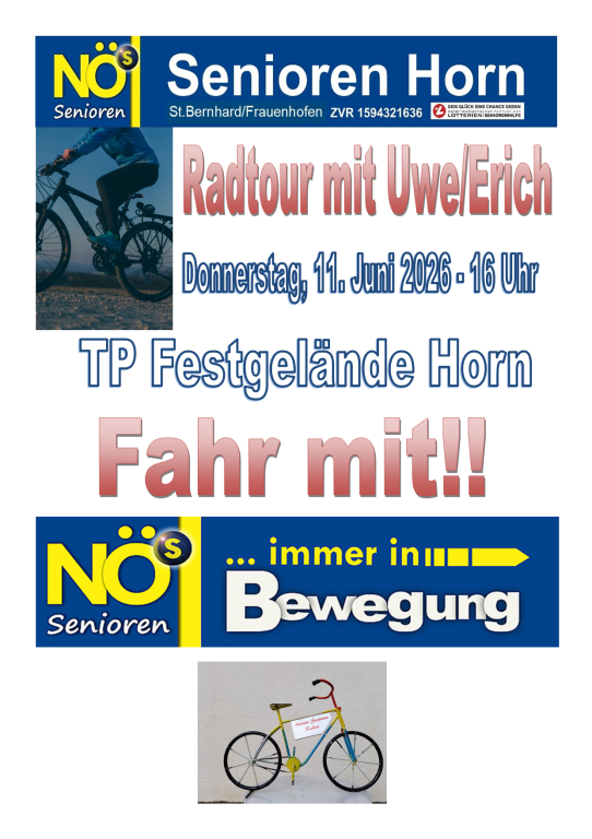 Radtour mit Erich+Uwe