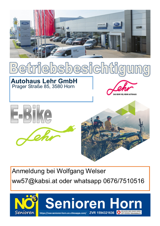 Betriebsbesichtigung Lehr Horn