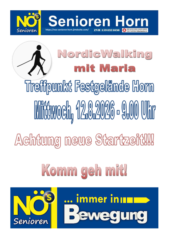 Nordic Walking mit Maria