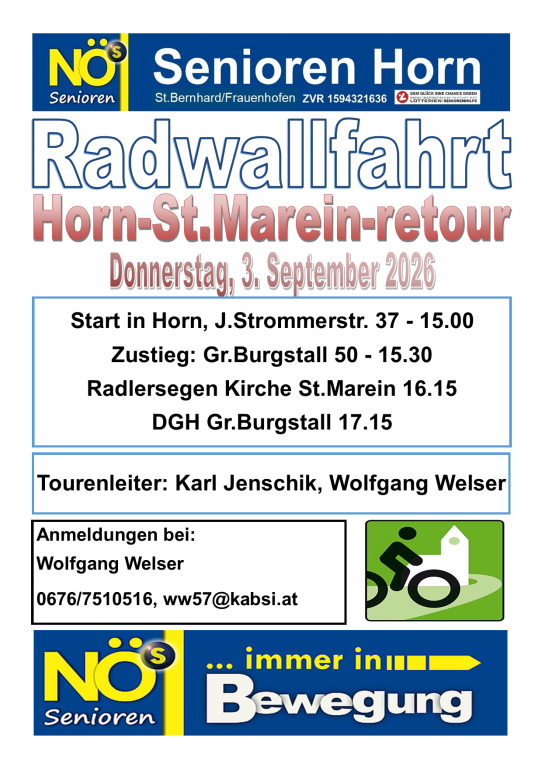 Radwallfahrt nach St.Marein