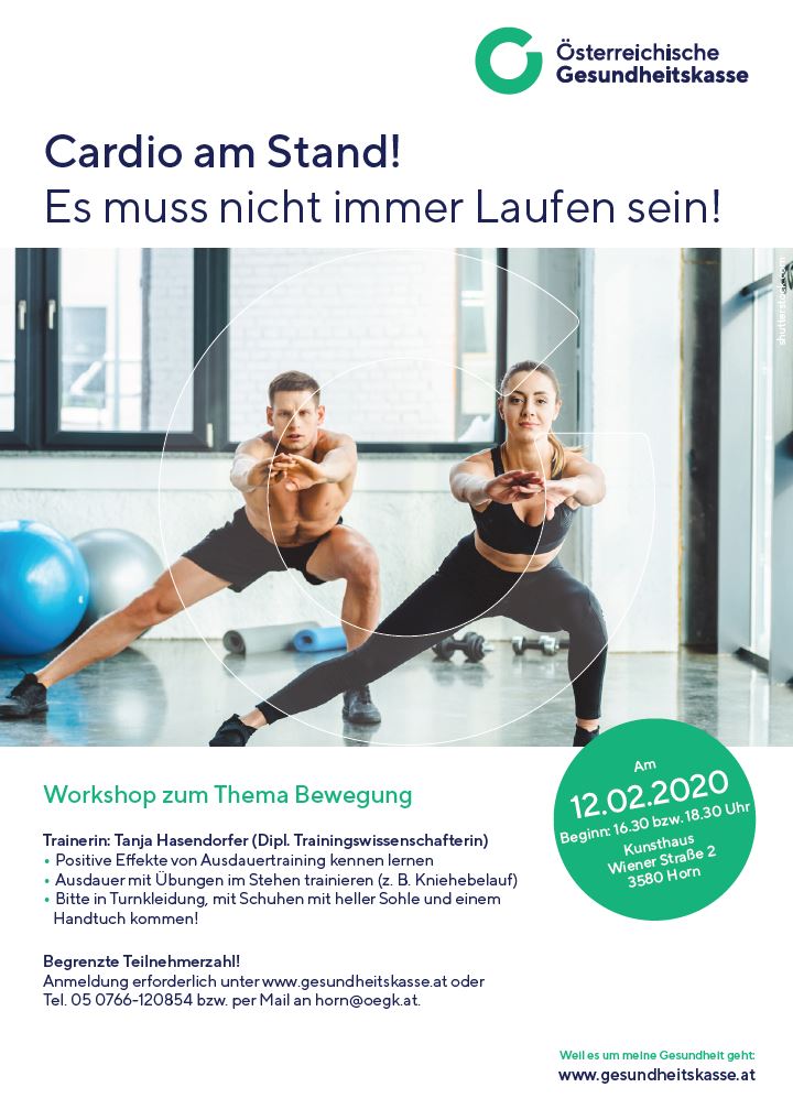 ÖGK bietet Cardio-Training an